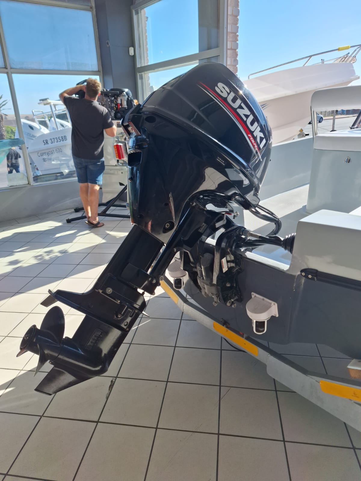 450 BANDIT ON TRAILER WITH DF30 SUZUKI 4-STROKE - Image 8