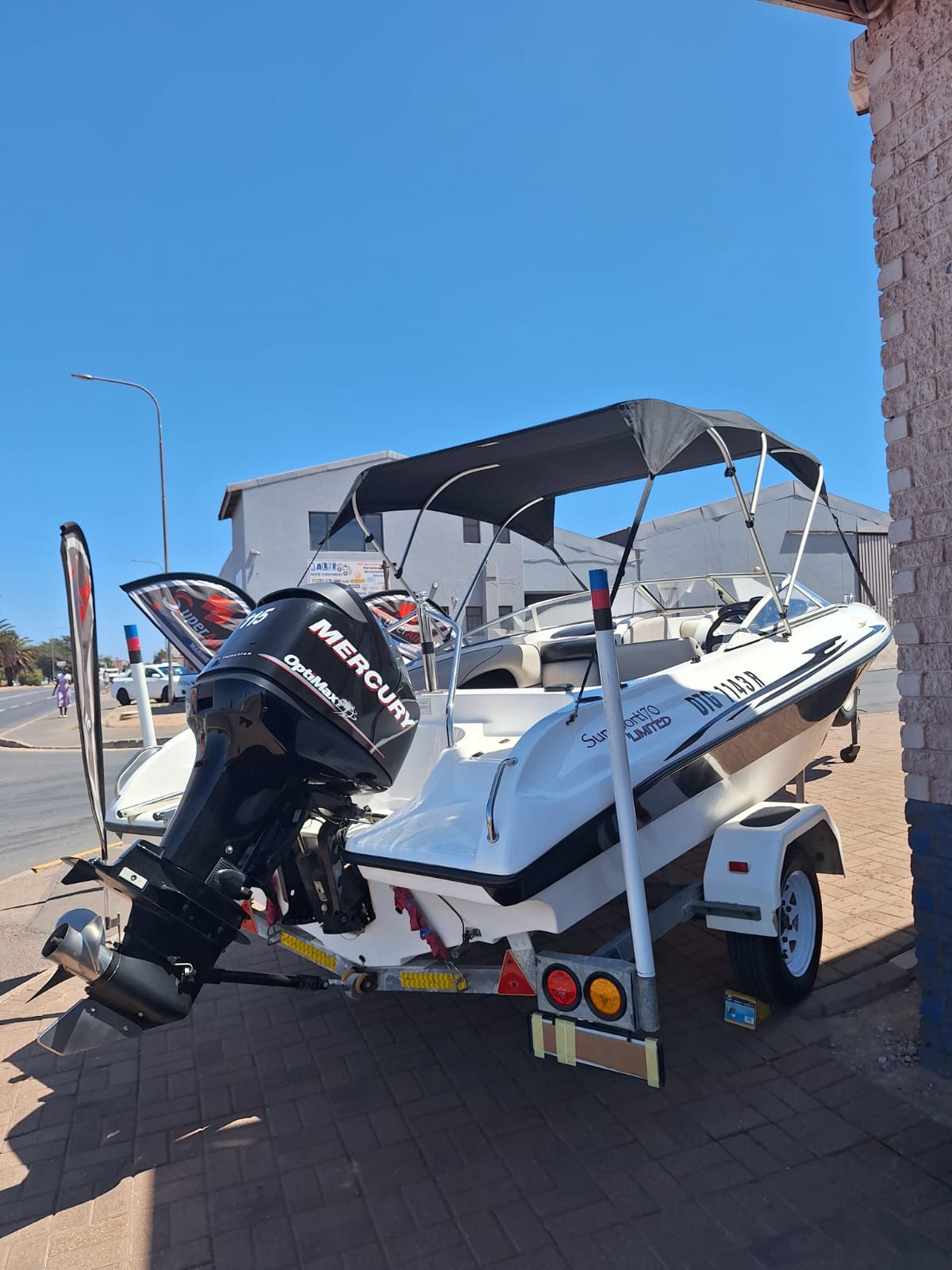170 SUNSPORT ON GALV TRAILER WITH 115HP MERCURY OPTIMAX - Image 7