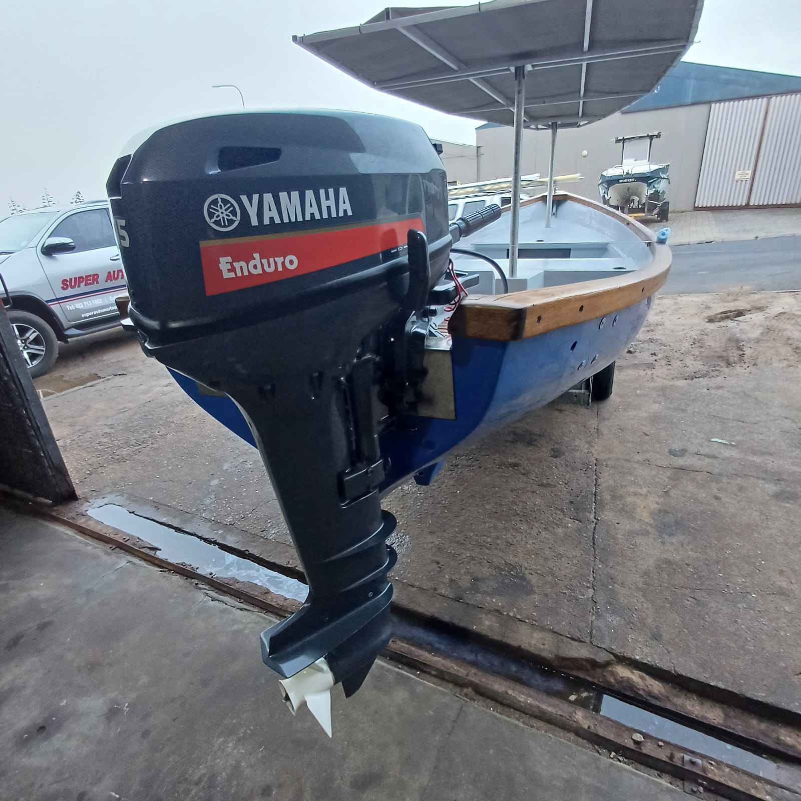 6M LELLO BOAT ON TRAILER WITH 15HP YAMAHA ENDURO - Image 5